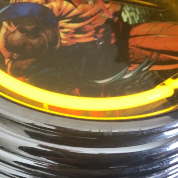 Wolverine Marvel Neon Clock As Is - Picture 4 of 4